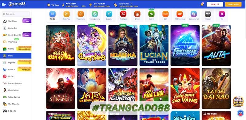 Game slots đổi thưởng one88