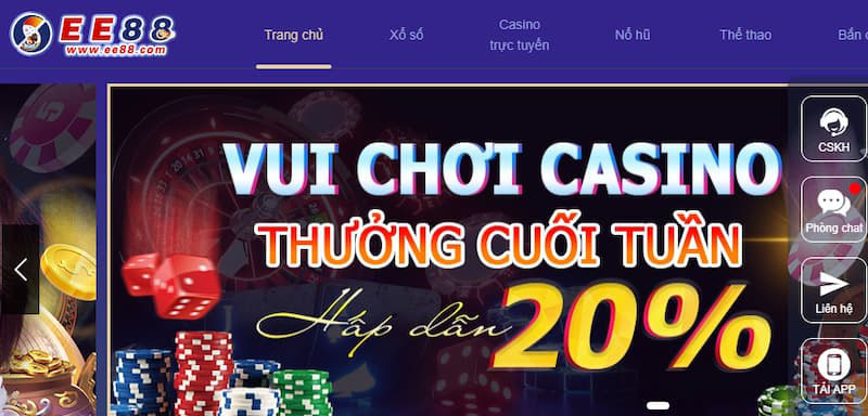 ưu điểm khi rút tiền ee88 và nạp tiền ee88