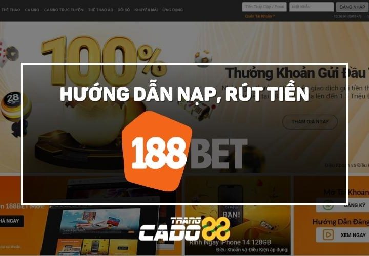 nạp tiền 188bet, rút tiền 188bet