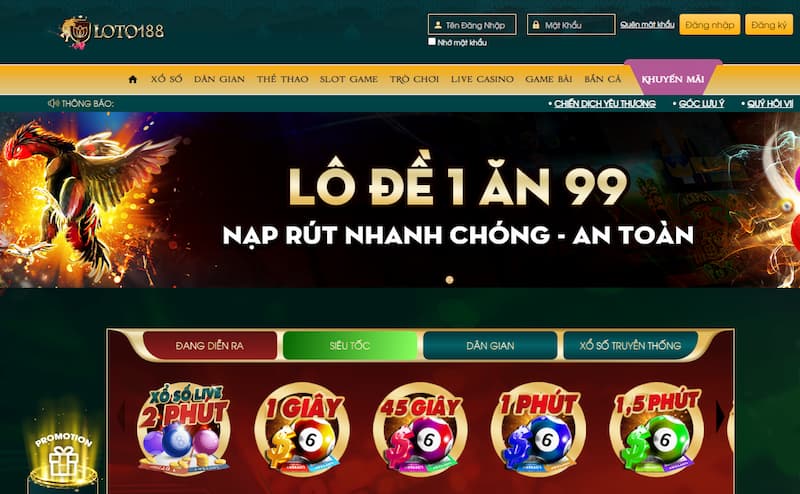 giao dịch nạp rút nhanh chóng