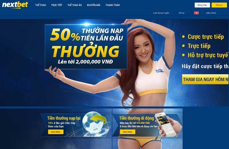 khuyến mãi có mặt tại nextbet