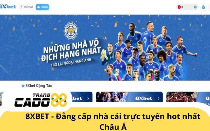 8XBET - Đẳng cấp nhà cái cá cược trực tuyến hot nhất Châu Á